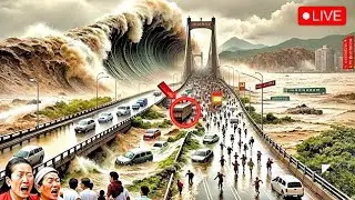 TSUNAMI 2025: Unbelievable Scary Natural Disasters in China: Flash Floods/Landslide/Rain | Shortfilm