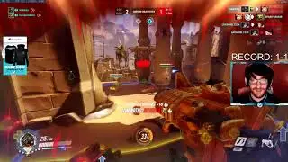 #1 BEST TANK - HARBLEU HAMMOND + ROADHOG GAMEPLAY OVERWATCH SEASON 25 TOP 500