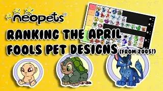 ⭐ Neopets ⭐ | 📊 Tier-List Ranking All of the April Fools Day Neopet Designs (from 2005!) 📊