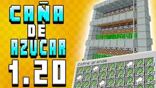 ✅ GRANJA de CAÑA DE AZUCAR 1.20 - 1.21 (Java & Bedrock) - AUTOMATICA