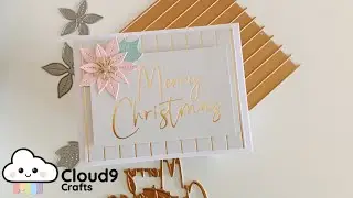 Spellbinders Christmas Card with Hot Foil (Cloud9 Crafts)