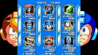 [ROCKMAN fan game] Mega man Rock Force All Robot master clear (No Damage, only Buster)