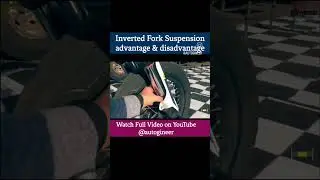 Inverted Fork Suspension Advantage & Disadvantage #forntsuspension #shockabsorber #shockabsorption