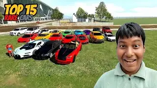 Top 15 Rare Cars Cheat Code in indian bike driveing 3d ☠️ 