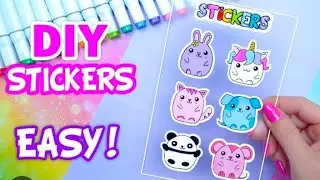 Easy and homemade stickers please like and subscribe my channel 