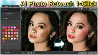 1-Click Ai Photo Retouching & Makeup l Automatic Photo Retouch & Makeup l Best Ai Application