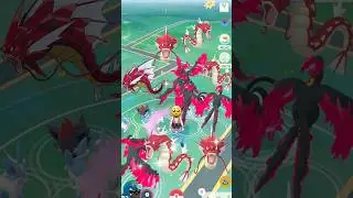 When I Got✨️Shiny Red Dragon 🐉 in #pokemongo #shorts