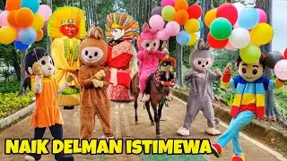ONDEL ONDEL BADUT LUCU JOGET ASIK BALONKU ADA LIMA - NAIK DELMAN ISTIMEWA| NAIK KUDA