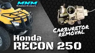 2004 Honda Recon 250 - Carburetor Removal How to Remove the Carburetor