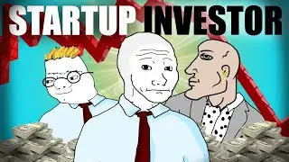 LIFE OF A STARTUP INVESTOR (WOJAK DOOMER MEME)