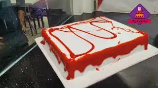 2 kg strawberry cake, cake decorating, cake design, Anniversary cake