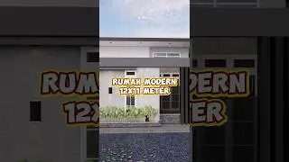 Rumah modern 12x11 meter
