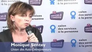Monique Sentey, Union des auto-entrepreneurs au Salon des services &agrave; la personne 2011