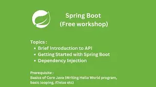 Spring Boot Workshop - Dependency Injection
