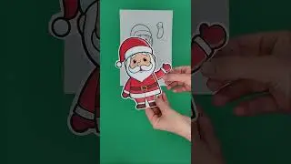 Waving Santa Claus Craft