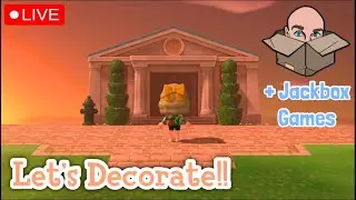 Groovy Island Decorating Day! & Jackbox Games! | Animal Crossing New Horizons
