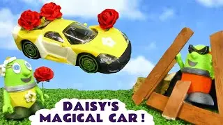 Can Daisy Funlings Car Fly using Magical Flowers?