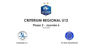 220409 - Criterium Régional U12 Espoir - Phase 2 - Poule B // CONFLANS FC - FCRM