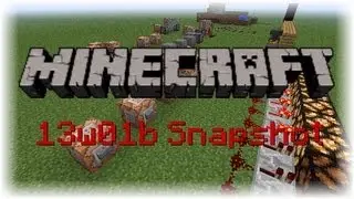 Minecraft - 13w01b Snapshot - REDSTONE!