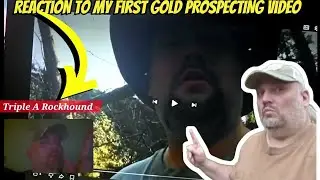Reacting to my FIRST gold prospecting attempt!!