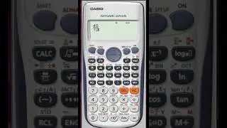 Simplest form of fractions with  #scientificcalculator for  #igcsemath
