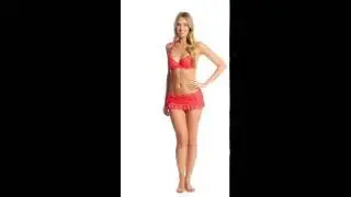Betsey Johnson Swimwear Beach Club Solids Skirtini Bottom | SwimOutlet.com