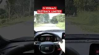 0-100 km/h do Fiat FASTBACK Limited Editon 1.3 Turbo!!! #fiat #fastback #fiatfastback #0a100