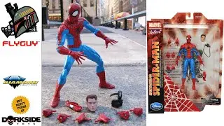 FLYGUYtoys Diamond Select Toys Marvel Select Spectacular Spider-Man 7 Inch Toy Action Figure Review