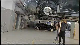 奔驰GLS拆装油泵，更换油泵 燃油滤芯 Disassemble and assemble the fuel pump of Benz GLS