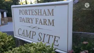 Portesham dairy farm camp and caravan site near Weymouth Dorset.