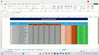 Students Marksheet kaise banate hai | Student ka marksheet banana shikhe #computer @Computerphile