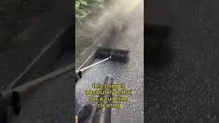 How to Paint CRAZY Dirty Parking Lots🎨 #satisfying #asphalt #painting #business