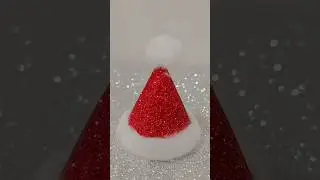 DIY Mini Christmas Cap/Hat |Santa Claus Cap making with paper| Santa cap making at home #viralshorts