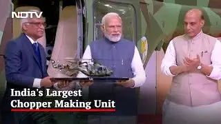 PM Unveils India's Biggest Helicopter Manufacturing Facility In Karnataka