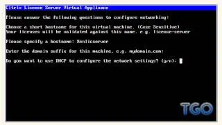 How to Install Citrix License Server Virtual Appliance for XenServer 6.0 Beta License