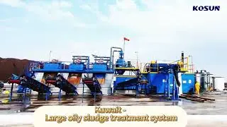 Kuwait-Large oily sludge treatment system from Kosun
