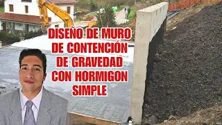 DISE&Ntilde;OS DE MURO DE CONTENCION DE GRAVEDAD CON INCLINACION EN TALUD
