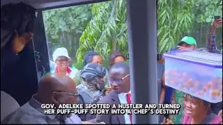 GOV ADELEKE SPOTTED A HUSTLER AND TURNED GER PUFF-PUFF STORY INTO A CHEF&rsquo;S DESTINY @GOVERNMENT HOUSE