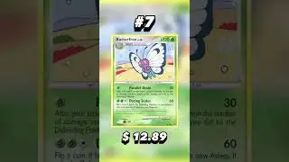 Top 10 most expensive Butterfree Pok&eacute;mon cards #pokemon #pokemontcg #pokemoncards #pok&eacute;mon #top10