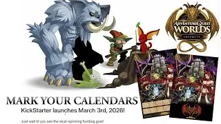 AQW Infinity KICKSTARTER Announced! Sooner Than I Thought!