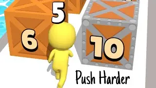 Push Harder;3D, Android Game play, iOS, App store, Maximum level(1to7)