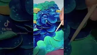 Plastic bottles to artworks| #upcycled #recycled #art #artist #shorts |coral reef sculptural artwork