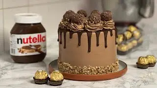 Ferrero Rocher Cake | Ferrero Rocher Cake Recipe