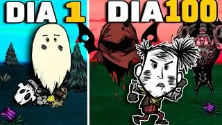 Passei 100 dias com WES o personagem mais Difícil do Dont Starve Together