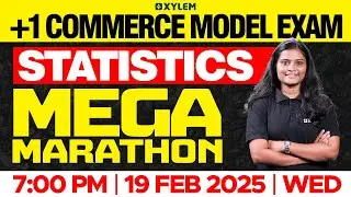 Plus One Commerce - Statistics | Model Exam - Mega Marathon | Xylem Plus One Commerce