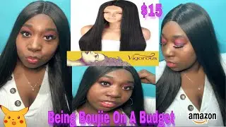 BOJUIE CHEAP AMAZON WIG UNDER $20 FT. VIGOROUS WIG
