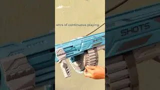 Unleash the Power: Blue Nerf Gun M32 Blaster Shots | UFO and Company