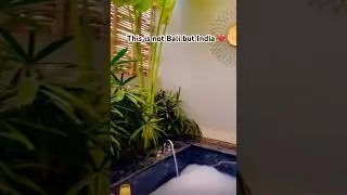 You won&rsquo;t believe this private jacuzzi with breakfast is not in Bali but India ❤️