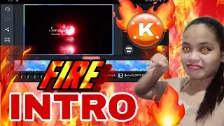 RED FIRE INTRO | HOW TO MAKE A RED 🔥 FIRE INTRO IN KINEMASTER | SarahM Channel