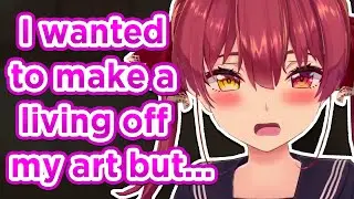 The Reason Why Marine Gave Up On Her Dream Of Making a Living as an Artist